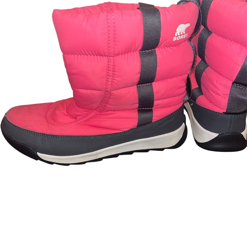 Sorel Pink and Gray Rain & Snow Boots